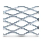 Galvanised Steel Expanded Metal Mesh Bahri Thickness 2.7 mm Width 2.44 m Length 1 m