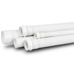 مواسير بلاستيك UPVC لأنظمة الصرف الصحي ضغط PN 12.5 بار قطر خارجي 25 مم سمك 1.5 مم لون أبيض