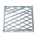 Galvanised Steel Expanded Metal Mesh Bahri Thickness 1.4 mm Width 2.44 m Length 3 m