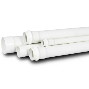 UPVC Pipe for Sewerage Systems PN 12.5 Bar 75 mm OD 4.5 mm Thickness White