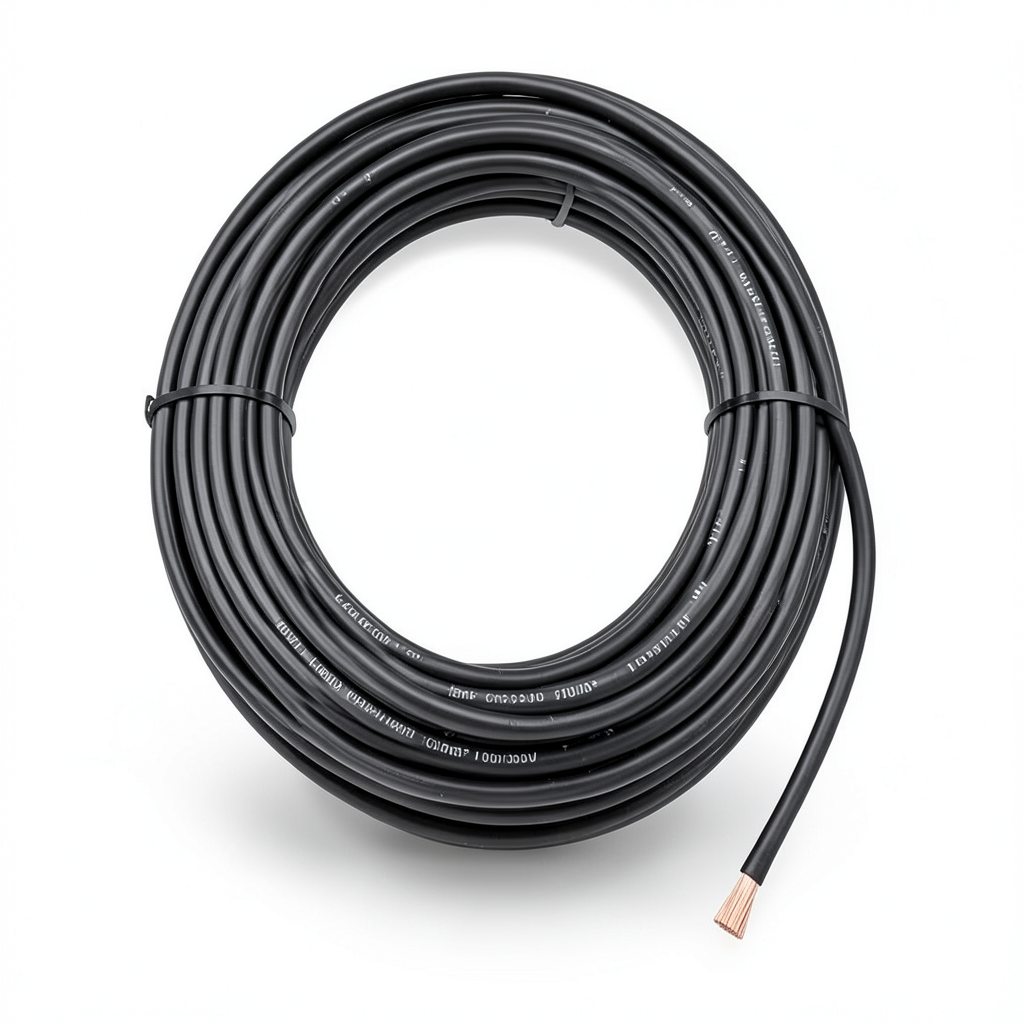 سلك كهرباء نحاس مرن 1.5mm² 600/1000 فولت عزل PVC لون أسود | شركة الفنار