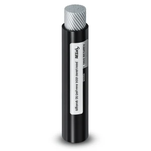 لفة سلك نحاس شعر 2.5mm² 600/1000 فولت مغطى بالقصدير، عزل PVC لون أسود | شركة الفنار