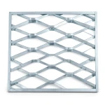 Galvanised Steel Expanded Metal Mesh Bahri Thickness 1.7 mm Width 2.44 meter Length 2 meter