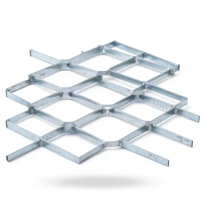 Galvanised Steel Expanded Metal Mesh Bahri Thickness 1.7 mm Width 2.44 m Length 3 m