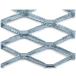 Galvanised Steel Expanded Metal Mesh Bahri Thickness 1.8 mm Width 2.44 m Length 2 m