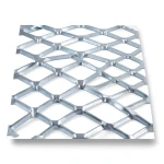 Galvanised Steel Expanded Metal Mesh Bahri 1.8 mm Thickness 2.44 m Width 3 m Length