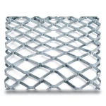 Galvanised Steel Expanded Metal Mesh Bahri 2 mm Thickness 2.44 m Width 2 m Length