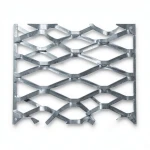 Galvanised Steel Expanded Metal Mesh Bahri Thickness 2 mm Width 2.44 m Length 3 m
