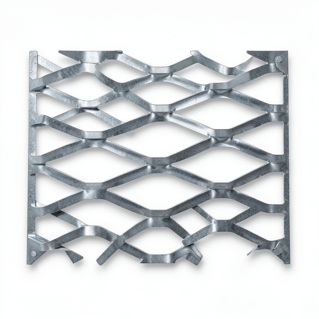 Galvanised Steel Expanded Metal Mesh Bahri Thickness 2 mm Width 2.44 m Length 3 m