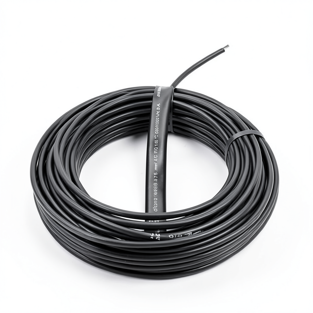 سلك كهرباء نحاس مرن 25mm² 600/1000 فولت معزول PVC أسود | شركة الفنار