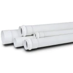 مواسير UPVC لأنظمة الصرف الصحي ضغط 12.5 بار قطر 32 ملم سمك 1.9 ملم لون أبيض