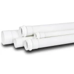 أنابيب UPVC لأنظمة الصرف الصحي ضغط 12.5 بار قطر خارجي 50 ملم سماكة 3.0 ملم لون أبيض