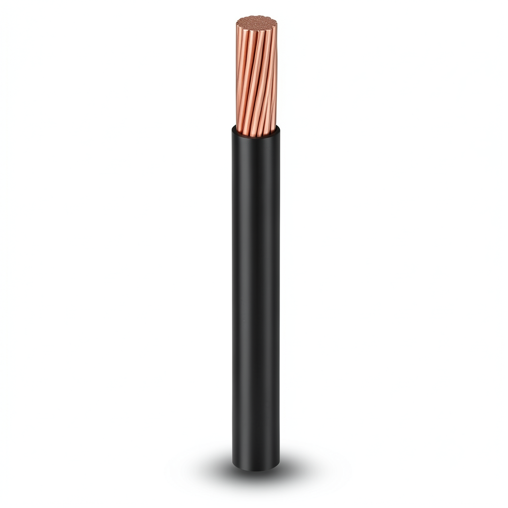 سلك نحاس شعر 1.5mm 450/750 فولت عزل PVC لون اسود