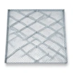Galvanised Steel Expanded Metal Mesh Bahri Thickness 1.4 mm Width 2.44 m Length 3 m