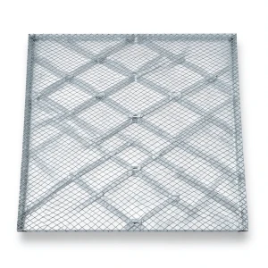 Galvanised Steel Expanded Metal Mesh Bahri Thickness 1.4 mm Width 2.44 m Length 3 m