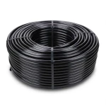 لفة أنابيب بلاستيك HDPE ضغط اسمي 10 بار SDR 11 PE 80 قطر خارجي 90 مم أسود