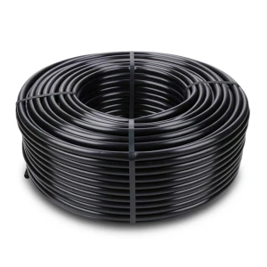 لفة أنابيب بلاستيك HDPE ضغط اسمي 10 بار SDR 11 PE 80 قطر خارجي 90 مم أسود