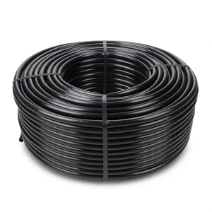 لفة أنابيب HDPE ضغط اسمي 10 بار SDR 11 قطر خارجي 125 مم لون أسود