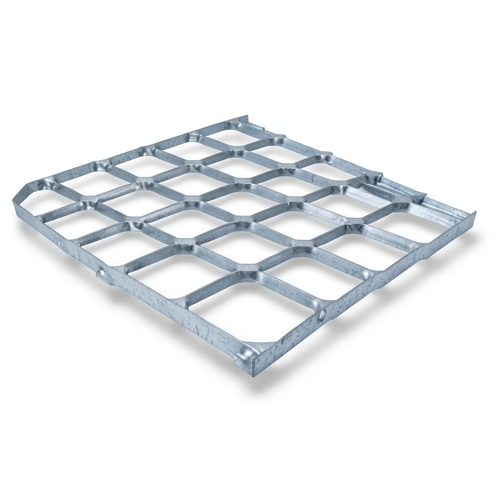 Galvanised Steel Expanded Metal Mesh Bahri Thickness 2 mm Width 2.44 m Length 3 m