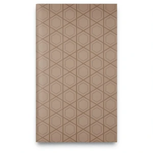 ورق حائط تصميم هندسي 10 م×0.53 م بني، موديل 17462