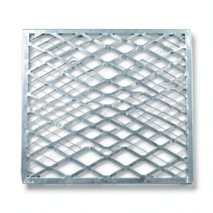 Galvanised Steel Expanded Metal Mesh Bahri Thickness 2.3 mm Width 2.44 m Length 3 m