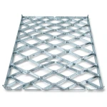 Galvanised Steel Expanded Metal Mesh Bahri Thickness 2.7 mm Width 2.44 m Length 3 m