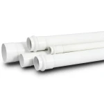 مواسير UPVC لأنظمة الصرف الصحي ضغط 12.5 بار قطر 32 ملم سمك 1.9 ملم لون أبيض
