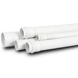 مواسير UPVC لأنظمة الصرف الصحي ضغط 12.5 بار قطر 32 ملم سمك 1.9 ملم لون أبيض