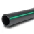 HDPE Polyethylene Pipe Nominal Pressure 6 Bar PE 80 OD 560 mm SDR 22 Black with Green Stripes - Image 1