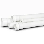 مواسير UPVC لأنظمة الصرف الصحي ضغط PN 12.5 بار قطر خارجي 75 مم سمك 4.5 مم لون أبيض