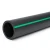 أنابيب HDPE ضغط 10 بار PE 80 قطر خارجي 225 مم SDR 13.6 لون أسود مع خط أخضر - Image 1