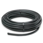لفة أنابيب HDPE ضغط 10 بار PE 80 قطر خارجي 75 مم SDR 13.6 لون أسود