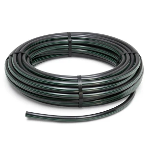 لفة أنابيب بلاستيك HDPE ضغط 10 بار PE 80 قطر خارجي 110 مم SDR 13.6 لون أسود