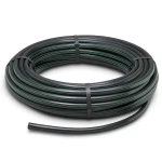 لفة أنابيب HDPE ضغط 10 بار [PE 80] قطر خارجي 140 مم SDR 13.6 لون أسود