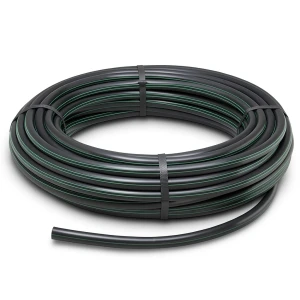 لفة أنابيب HDPE ضغط 10 بار [PE 80] قطر خارجي 140 مم SDR 13.6 لون أسود