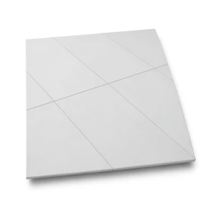 Matt Porcelain Tiles 120x60 cm, Light Grey, Badab Model