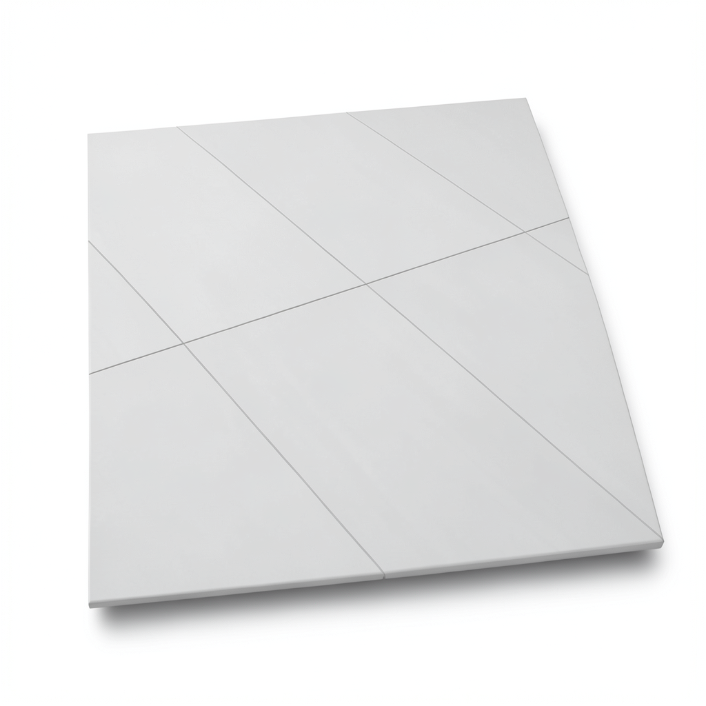 Matt Porcelain Tiles 120x60 cm, Light Grey, Badab Model