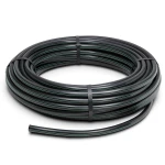 لفة أنابيب HDPE ضغط 10 بار PE 80 قطر خارجي 75 مم SDR 13.6 لون أسود