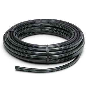لفة أنابيب HDPE ضغط 10 بار PE 80 قطر خارجي 75 مم SDR 13.6 لون أسود