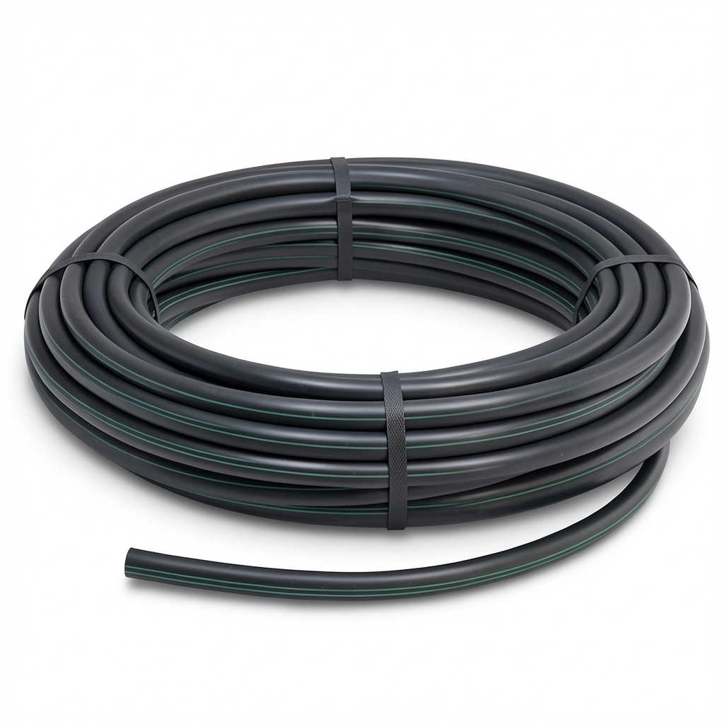 HDPE Polyethylene Coil Pipe Nominal Pressure 10 Bar PE 80 OD 90 mm SDR 13.6 Black