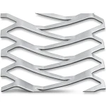 Hot Rolled Expanded Metal Sheet Momawaj Shape Wire Diameter 4.8 mm Size 2.44×3 m
