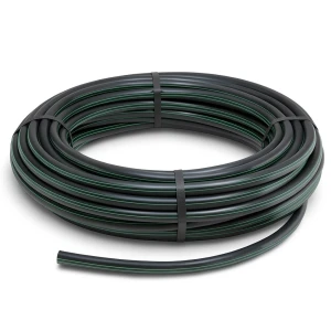 لفة أنابيب بلاستيك HDPE ضغط 10 بار PE 80 قطر خارجي 110 مم SDR 13.6 لون أسود