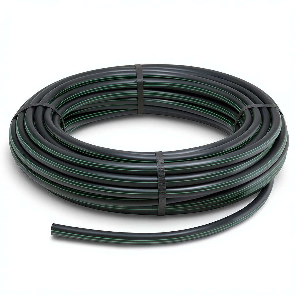 HDPE Plastic Coil Pipe PN 10 Bar PE 80 110 mm SDR 13.6 Black