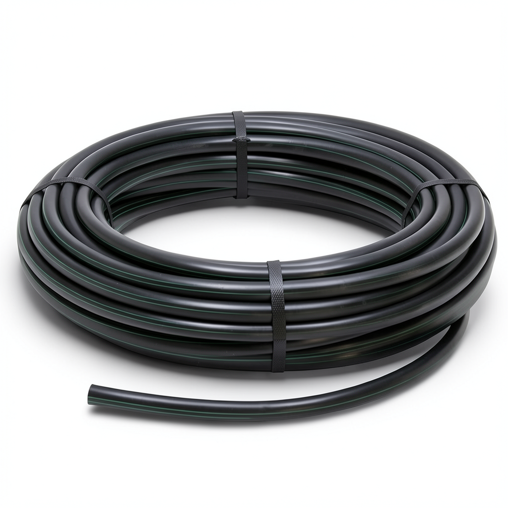 HDPE Coil Pipe PN 10 Bar PE 80 OD 140 mm SDR 13.6 Black