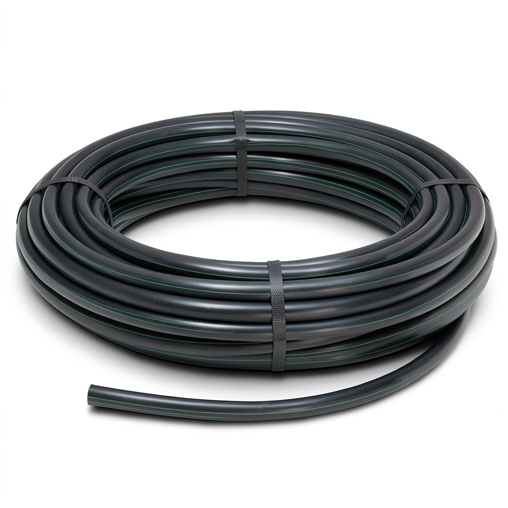 HDPE Coil Pipe Pressure 12.5 Bar PE 80 Size 20 mm SDR 11 Black
