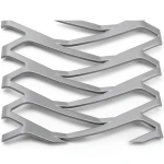 Hot Rolled Expanded Metal Sheet Momawaj Shape Wire Diameter 4.8 mm Size 2.44×3 m