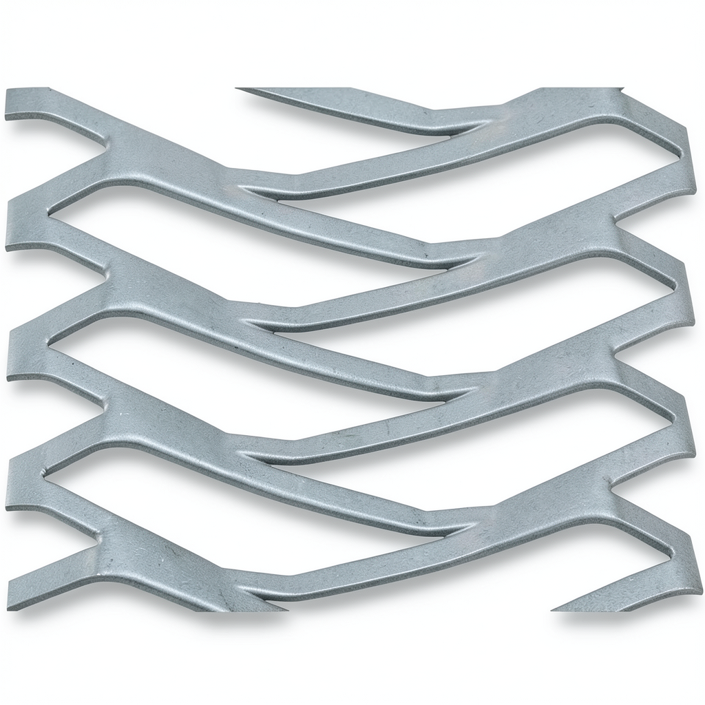 Hot Rolled Expanded Metal Wiremesh Momawaj Shape Wire Diameter 4.8 mm Width 2.44 m Length 6 m