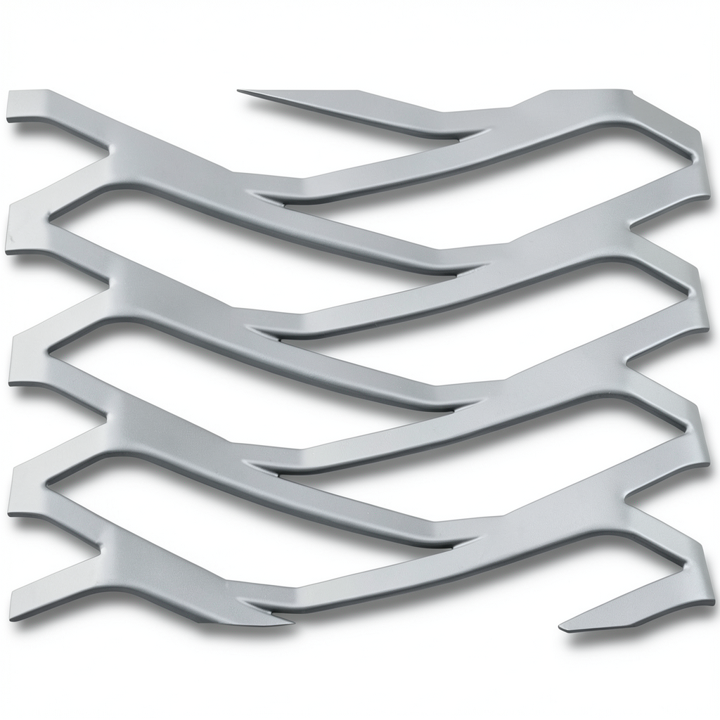 Hot Rolled Expanded Metal Wiremesh Momawaj Shape Wire Diameter 4.8 mm Width 2.44 m Length 6 m