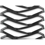 Hot Rolled Expanded Metal Mesh Momawaj Design Thickness 1.7 mm Size 2.44×1 m