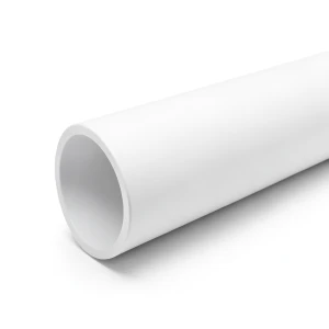 UPVC Pipes Sewage Systems Outside Diameter 500 mm Thickness 14.6 mm White